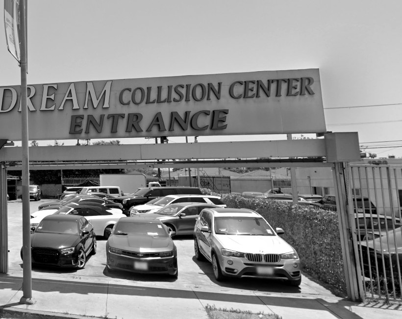 Dream Collision Center entrance on S. La Cienega Boulevard